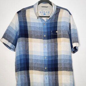 Tommy Bahama Men's Casual Button Down Shirt Size Large